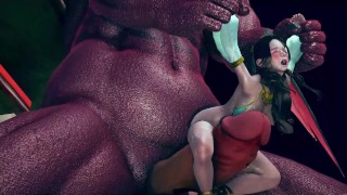 巨大怪物狂插异域阿拉伯公主【3D动画】